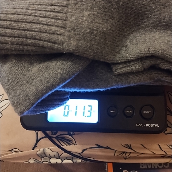 Banana Republic Men's Gray V-Neck Men's Sweater W/ Elbow Patches Size Large - Picture 8 of 8